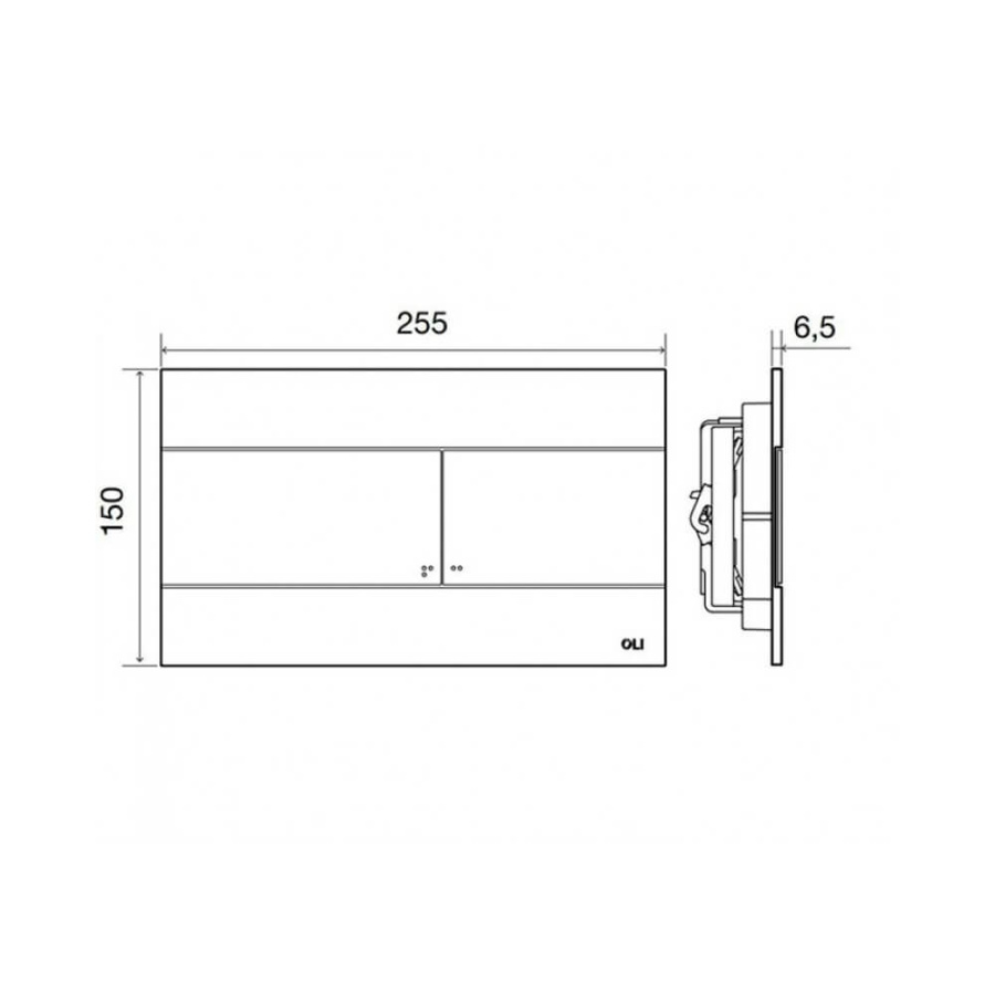 Кнопка смыва Slim Oli 88640/659056 Кнопка смыва Slim Oli 88640/659056