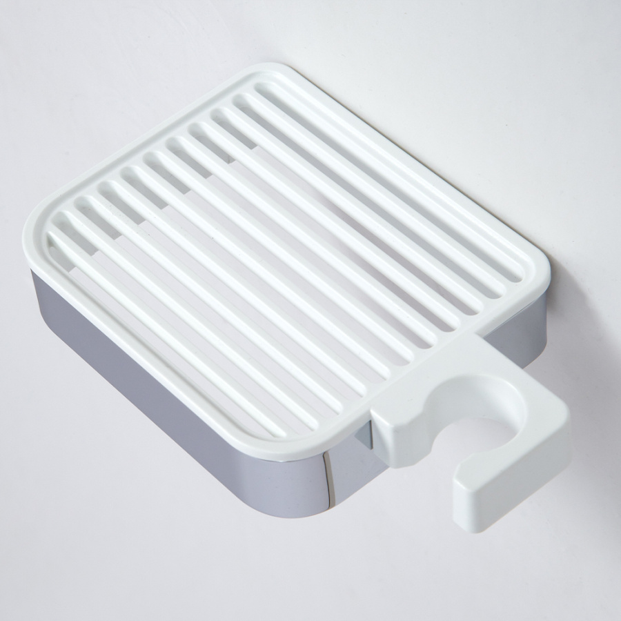 Мыльница подвесная AVS Ruf с держателем для душа, хром