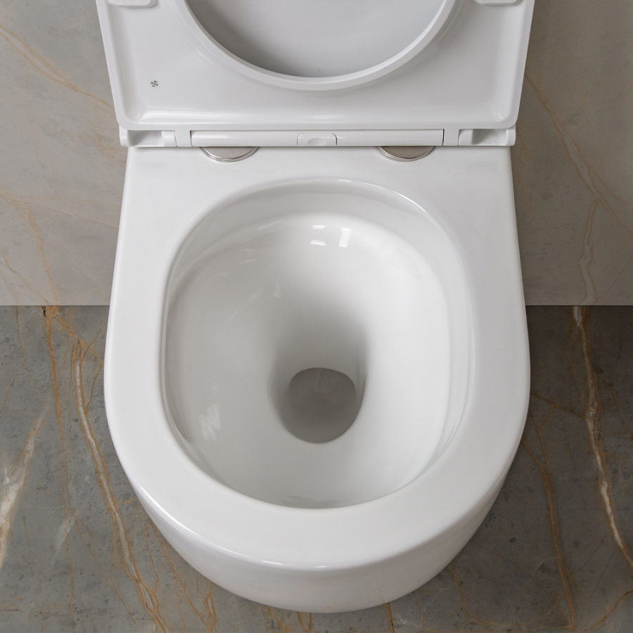 Унитаз подвесной AVS Спутник безободковый, белый Унитаз подвесной AVS Спутник безободковый, белый