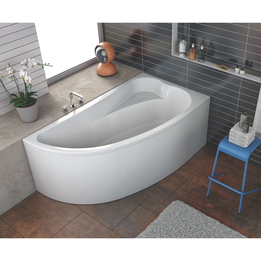 Акриловая ванна Kolpa-San Calando 160х90 L белая, с каркасом