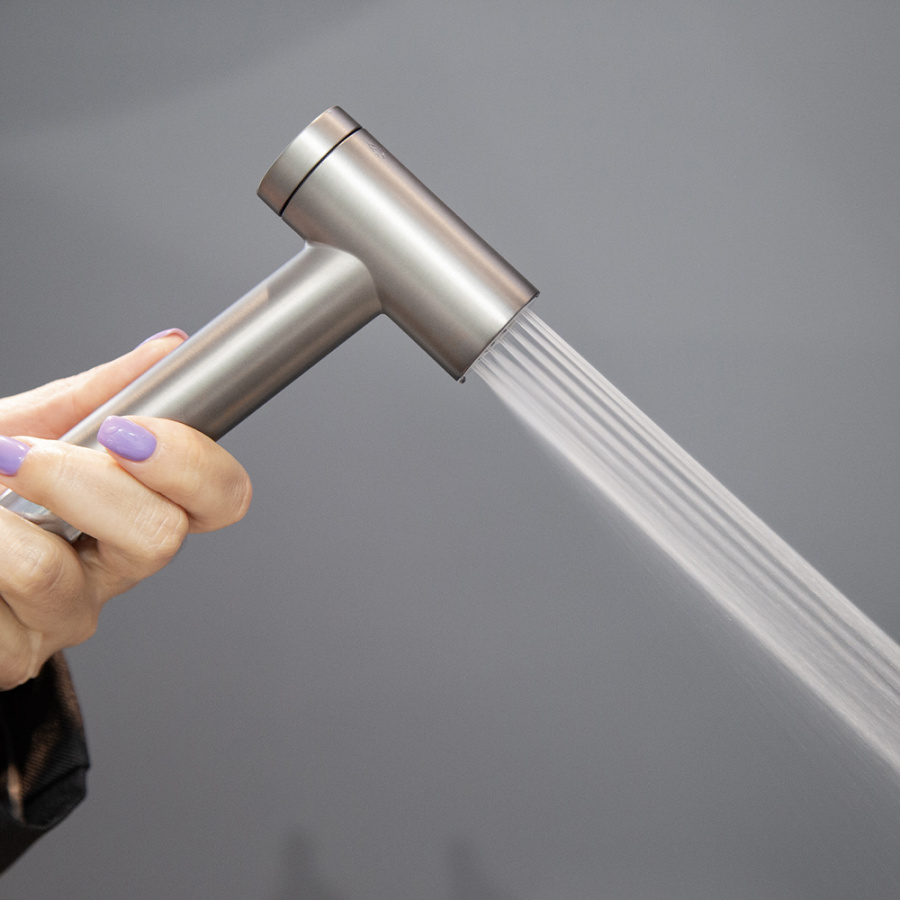 Гигиенический душ AVS 811-612-GM оружейная сталь