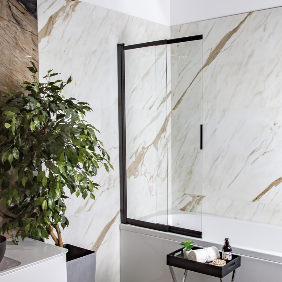 Шторка на ванну AVS Слайдер Плюс 80 профиль черный, стекло прозрачное Шторка на ванну AVS Слайдер Плюс 80 профиль черный, стекло прозрачное