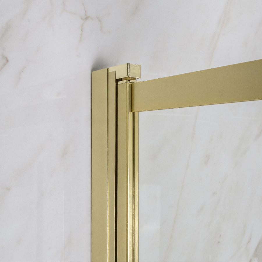 Шторка на ванну AVS Слайдер Плюс 80 см профиль брашированное золото, стекло прозрачное Шторка на ванну AVS Слайдер Плюс 80 см профиль брашированное золото, стекло прозрачное