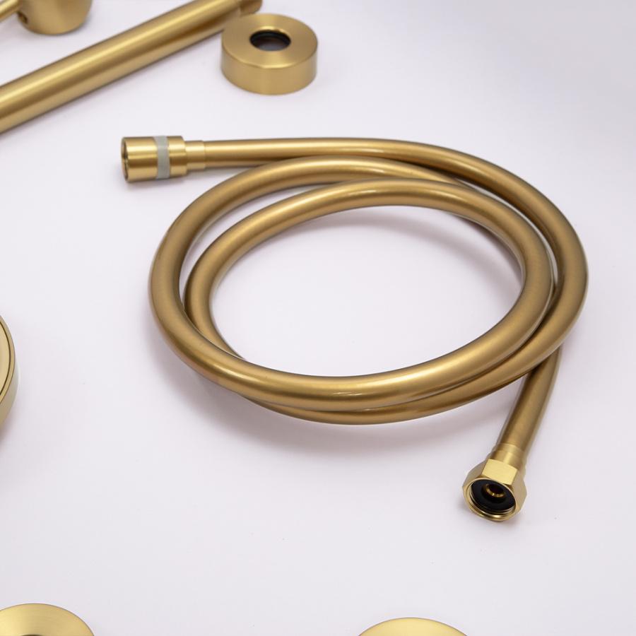 Душевой комплект AVS Slimmer 4в1 брашированное золото Душевой комплект AVS Slimmer 4в1 брашированное золото