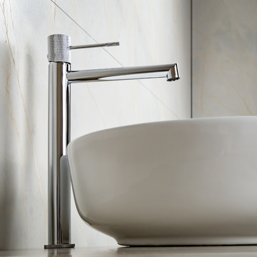 Смеситель для раковины AVS Seeme высокий, хром