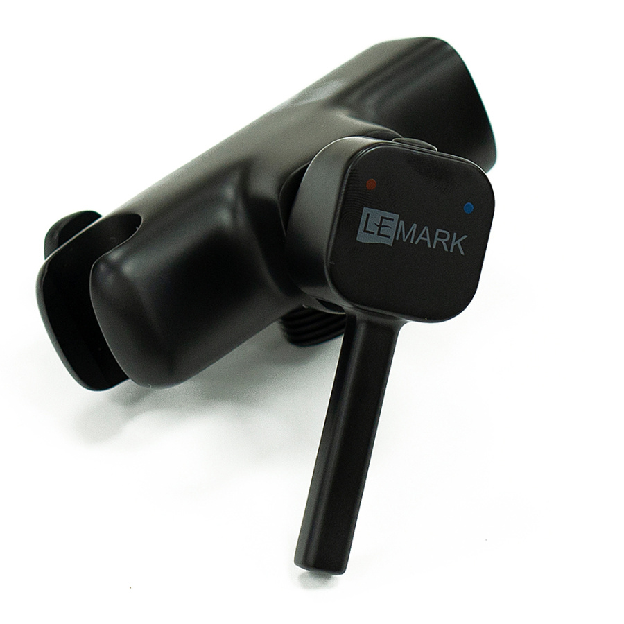 Гигиенический душ со смесителем Lemark Solo LM7165BL черный матовый