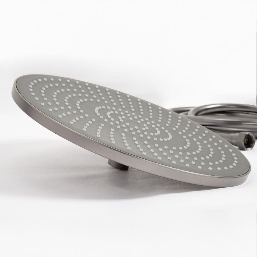 Душевой комплект AVS Slimmer 3в1 оружейная сталь Душевой комплект AVS Slimmer 3в1 оружейная сталь