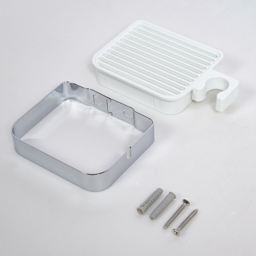 Мыльница подвесная AVS Ruf с держателем для душа, хром