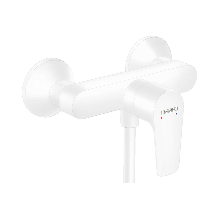 Смеситель для душа Hansgrohe Metropol 71760700 белый матовый