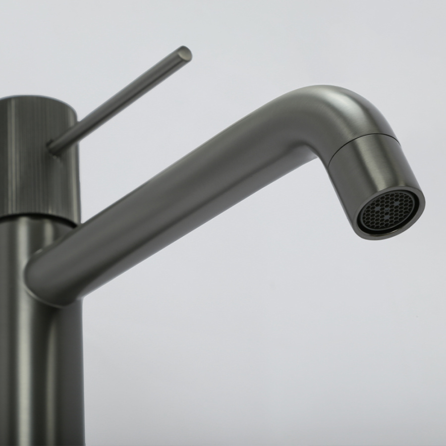 Смеситель для раковины AVS Pulse высокий, оружейная сталь Смеситель для раковины AVS Pulse высокий, оружейная сталь