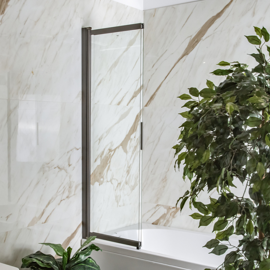 Шторка на ванну AVS Слайдер Плюс 80 см профиль оружейная сталь, стекло прозрачное Шторка на ванну AVS Слайдер Плюс 80 см профиль оружейная сталь, стекло прозрачное