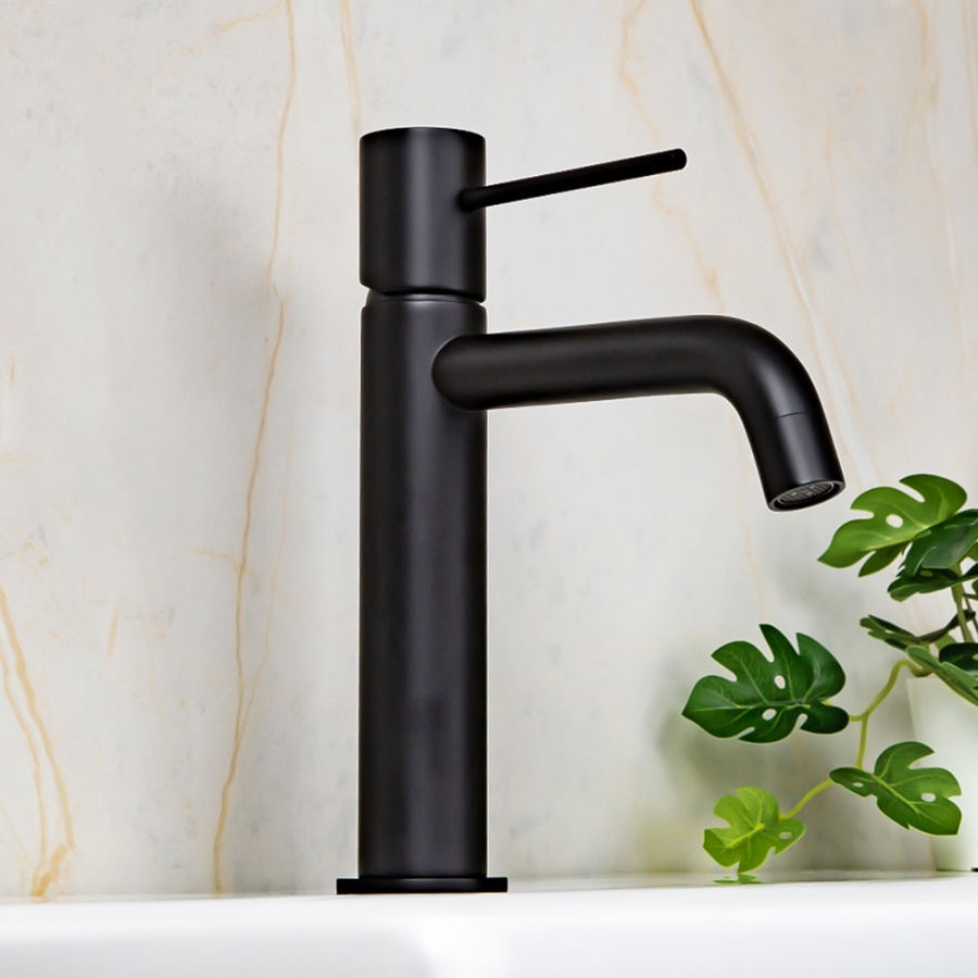 Смеситель для раковины AVS Slimmer черный матовый Смеситель для раковины AVS Slimmer черный матовый