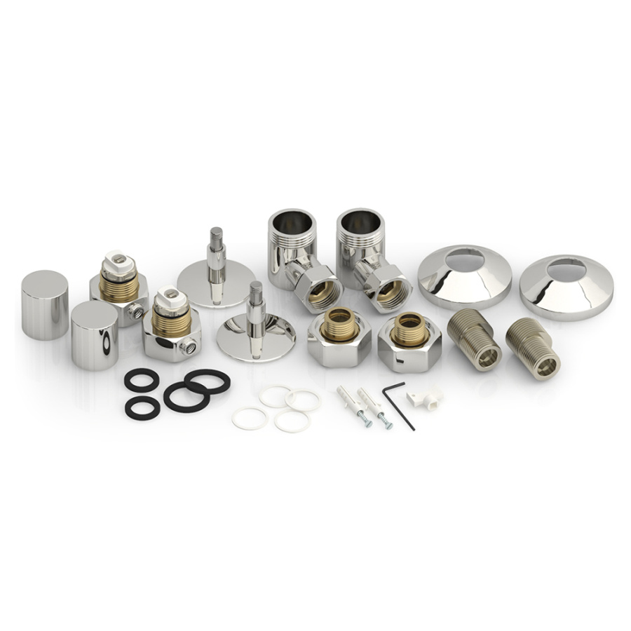 Полотенцесушитель водяной Стилье Аксиома 50x100 хром