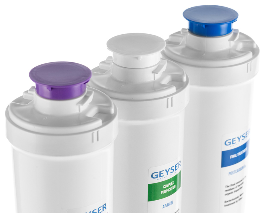 Комплект сменных картриджей Смарт Универсальный для жесткой воды Гейзер 50094