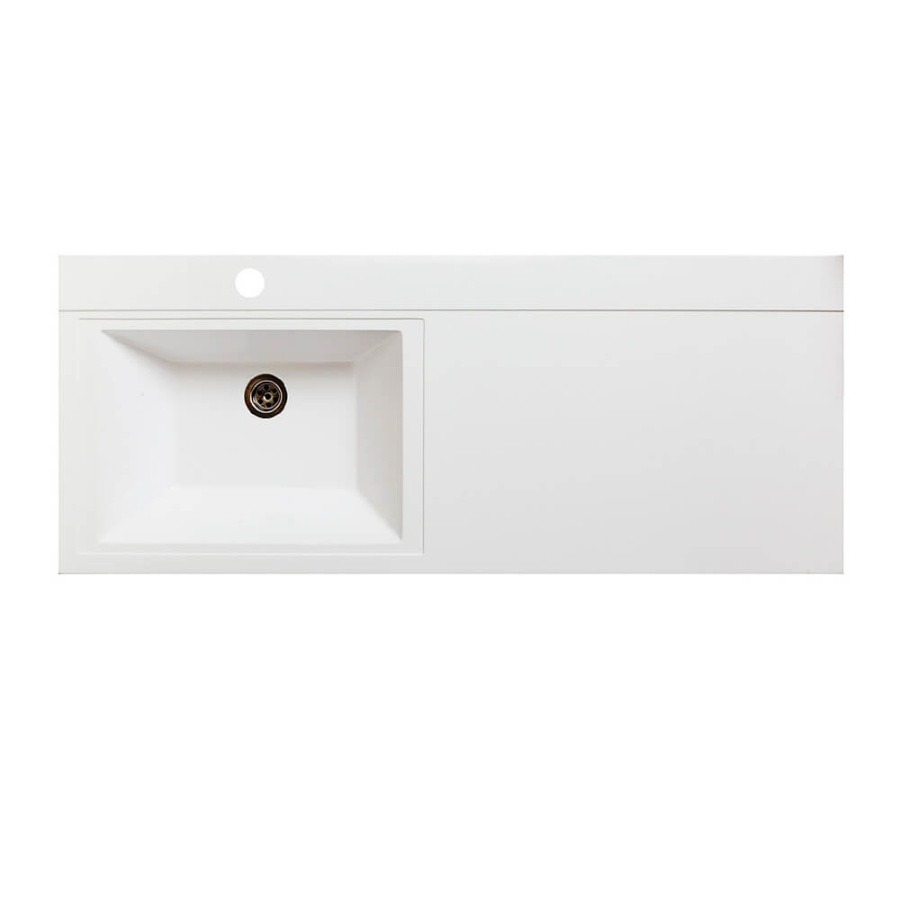 Тумба с раковиной Runo Орион УТ000003442+00-00001024 120 см левая