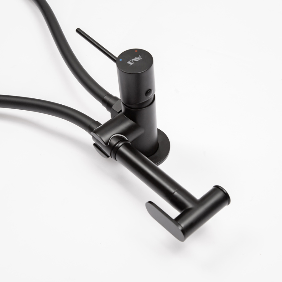 Гигиенический душ со смесителем AVS Slimmer черный матовый Гигиенический душ со смесителем AVS Slimmer черный матовый