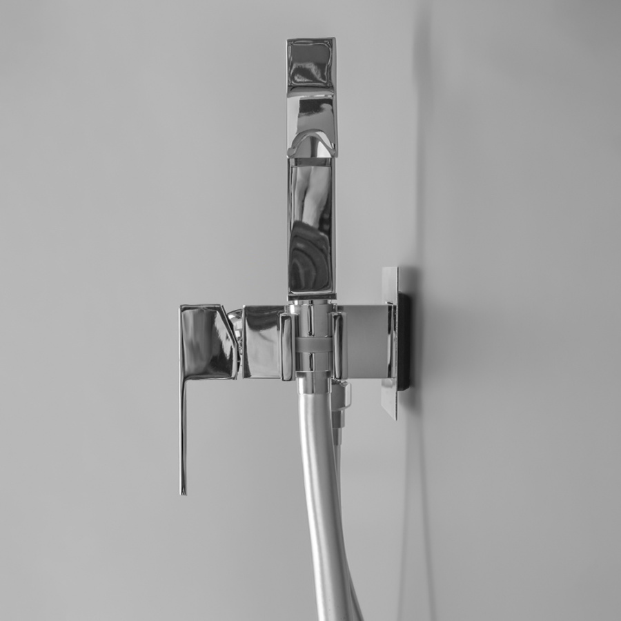 Гигиенический душ со смесителем AVS Cube хром