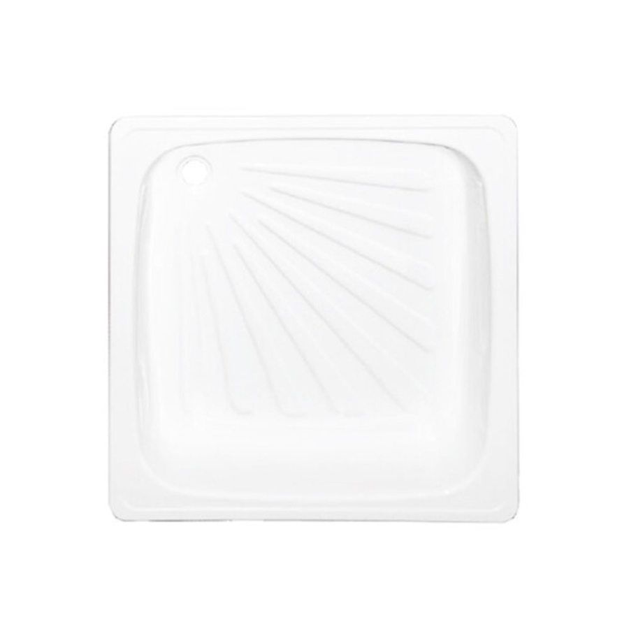 Душевой поддон стальной 800*800*160 PRACTIC FERRO