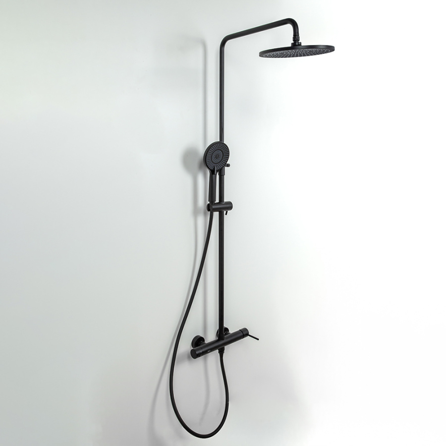 Душевая стойка AVS Slimmer 811-151-MB черный матовый Душевая стойка AVS Slimmer 811-151-MB черный матовый