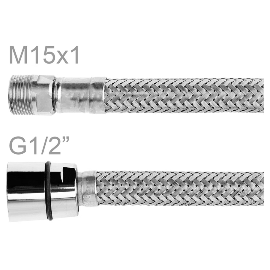 Душевой шланг Remer 332in1512120 120 вытяжной, хром