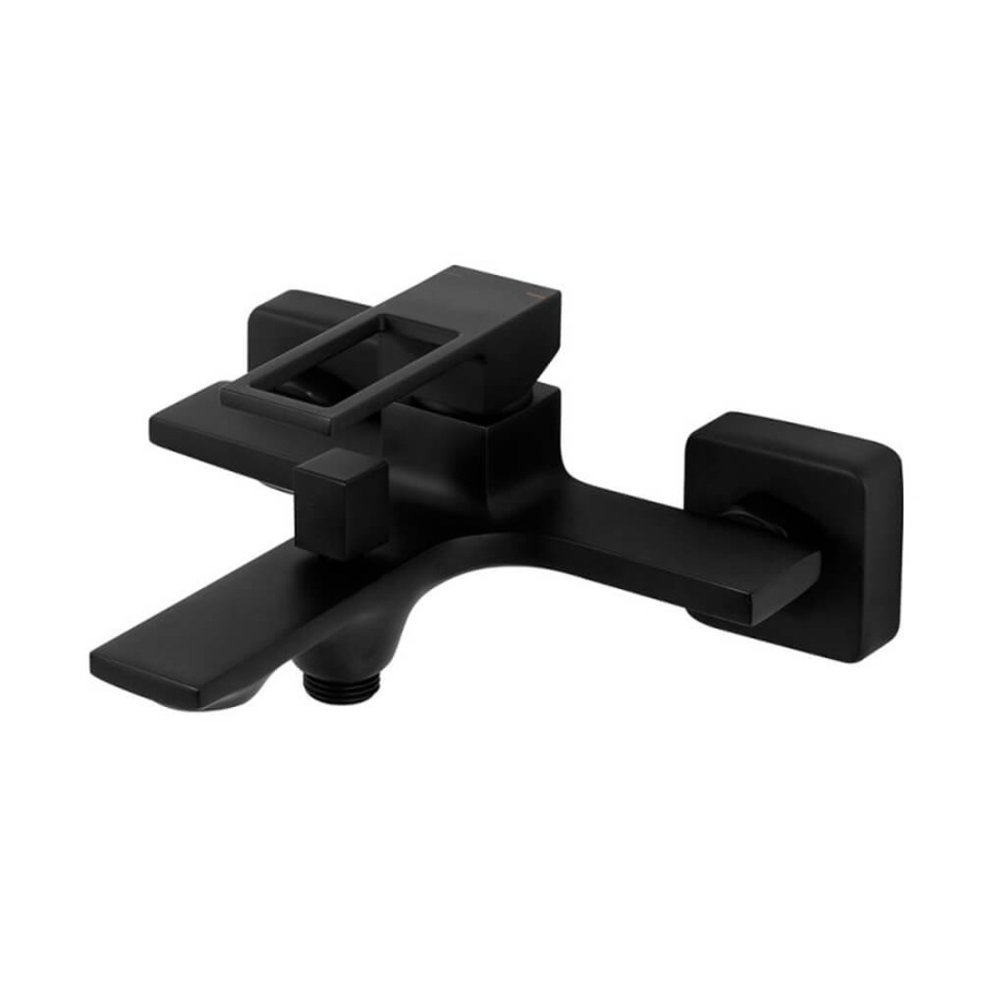 Смеситель для ванны и душа BelBagno Luce LUC-VASM-NERO черный матовый