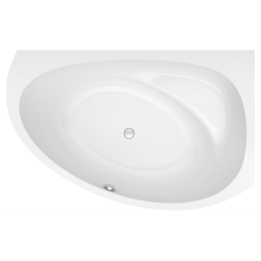 Акриловая ванна Kolpa-San Libretto 160x100 L белая, с каркасом, экраном и сливом-переливом