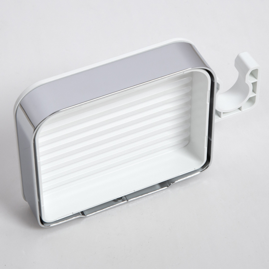 Мыльница подвесная AVS Ruf с держателем для душа, хром