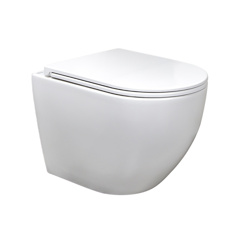 Унитаз подвесной AVS Метрополь безободковый, белый Унитаз подвесной AVS Метрополь безободковый, белый