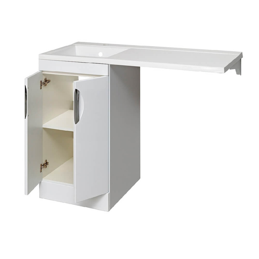 Тумба с раковиной Runo Лира 00-00000144+00-00001119 105 левая