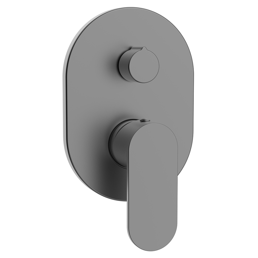 Смеситель для ванны и душа AVS Beauty с внутренней частью, оружейная сталь Смеситель для ванны и душа AVS Beauty с внутренней частью, оружейная сталь