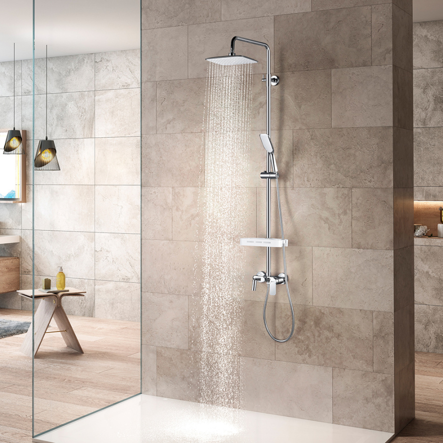 Душевая стойка Lemark Tropic LM7002C хром