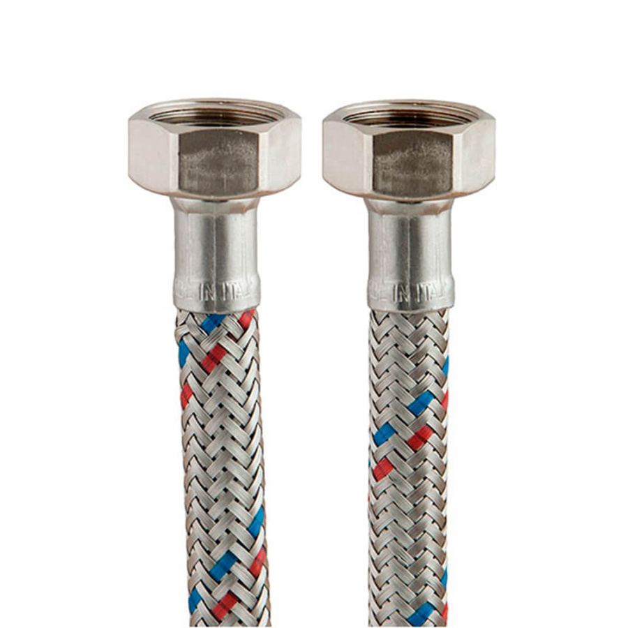 Подводка воды Flexitaly 150040460RB DN8 1/2" 60 см Подводка воды Flexitaly 150040460RB DN8 1/2" 60 см