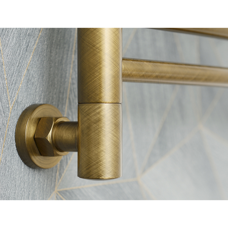 Полотенцесушитель водяной Сунержа Богема+ 50x80 с полкой, состаренная бронза Полотенцесушитель водяной Сунержа Богема+ 50x80 с полкой, состаренная бронза