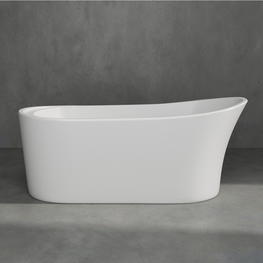 Акриловая ванна AVS Ламия 170х80 белая, с донным клапаном