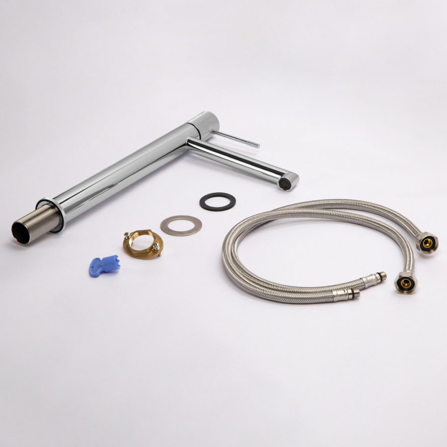 Смеситель для раковины AVS Seeme высокий, хром