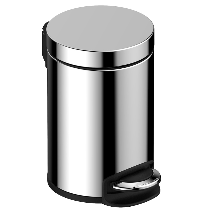 Ведро для мусора AVS Универсал 827-030-SS 3 л, нержавеющая сталь Ведро для мусора AVS Универсал 827-030-SS 3 л, нержавеющая сталь