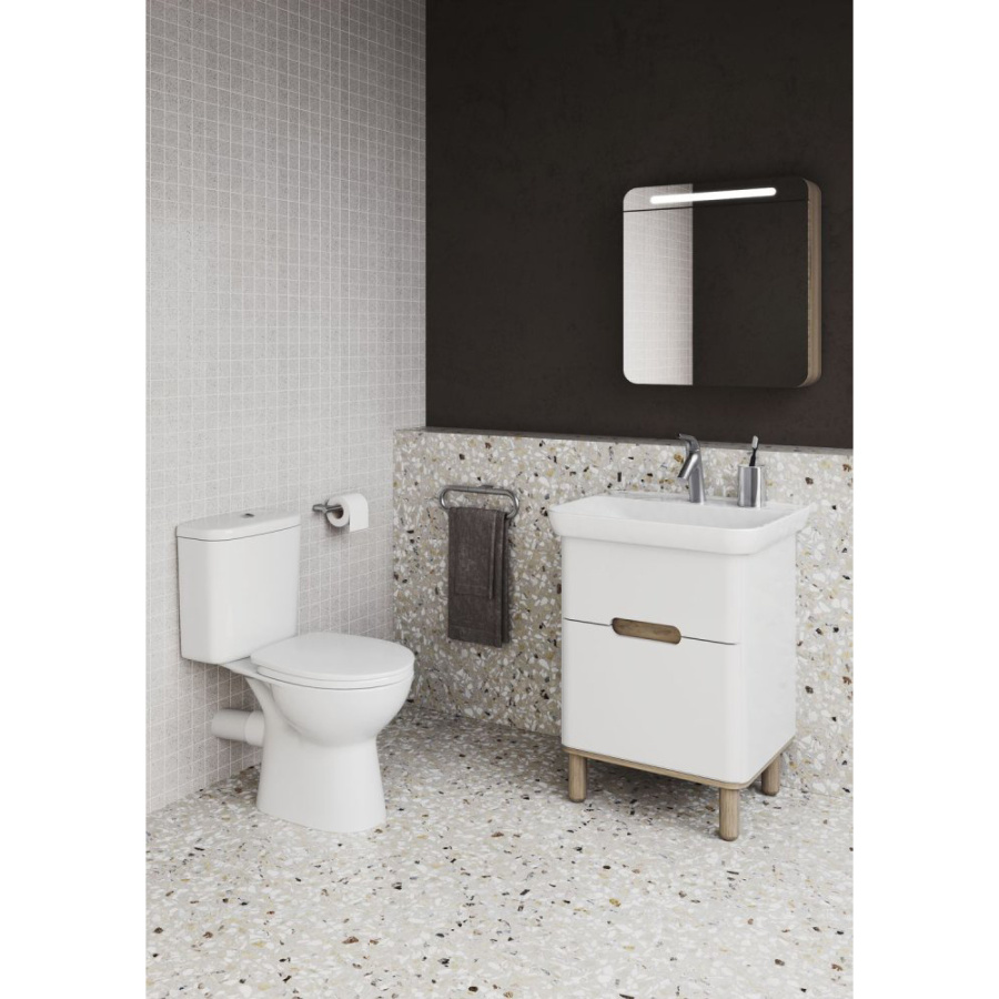 Унитаз-компакт VitrA S10 9864B003-7201 безободковый с микролифтом