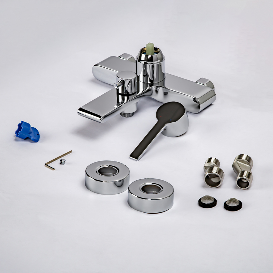 Смеситель для ванны и душа AVS Elegant хром