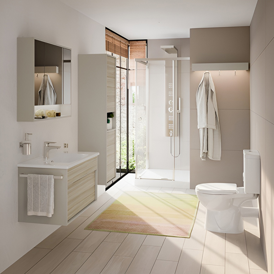 Унитаз-компакт Norm Nord 9845B099-7201 с микролифтом