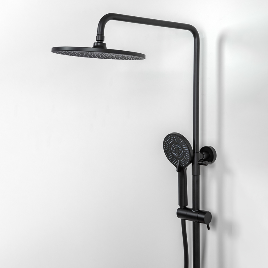 Душевая стойка AVS Slimmer 811-151-MB черный матовый Душевая стойка AVS Slimmer 811-151-MB черный матовый