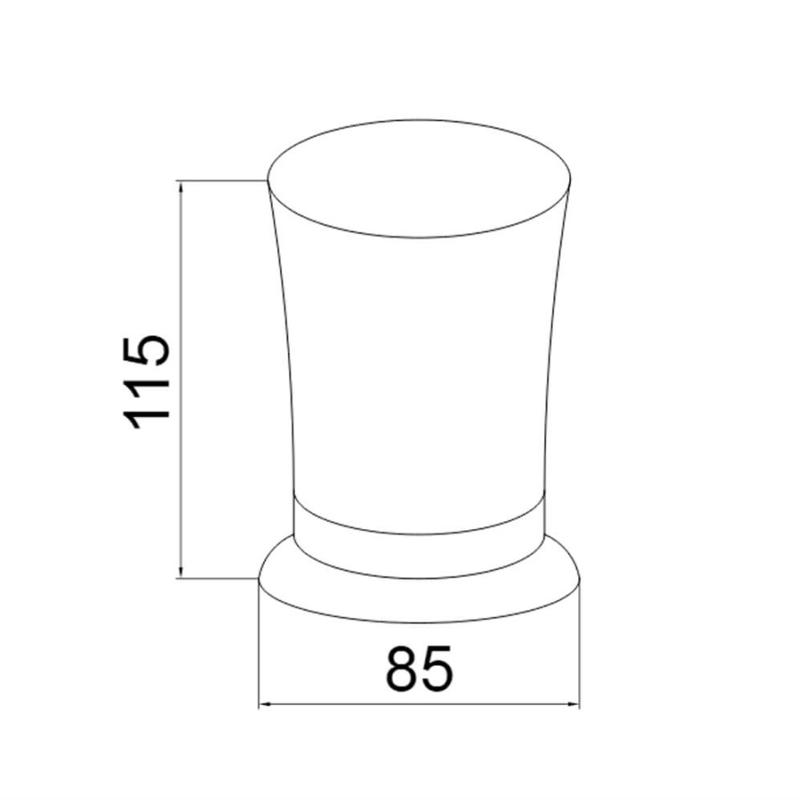 10412 Настольный стакан золото Boheme 10412 Настольный стакан золото Boheme