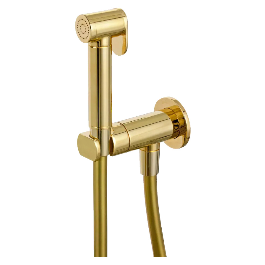 Гигиенический душ со смесителем Remer Minimal N64WDO золото