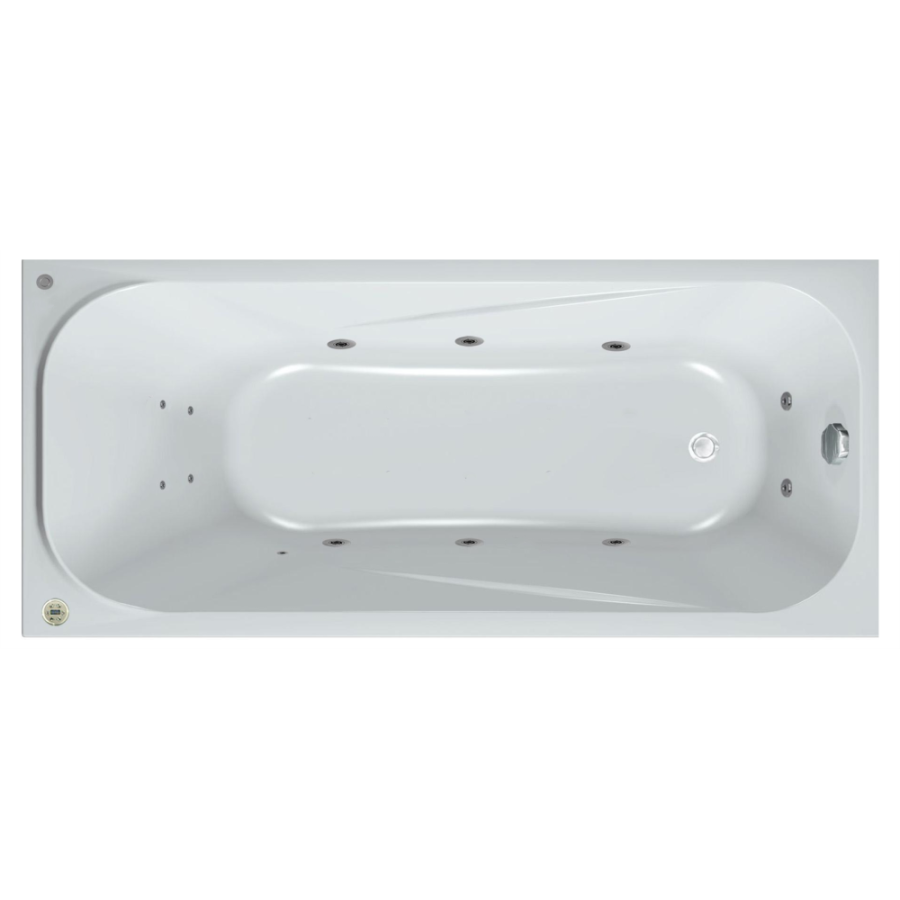 Акриловая ванна Kolpa-San String 190х90 белая, с ГМ, каркасом, экранами и сливом-переливом