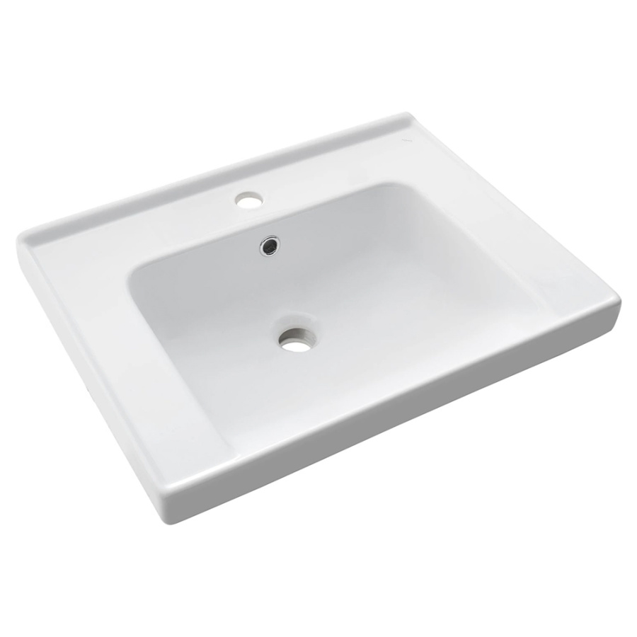 Тумба с раковиной Briz Чикаго 60 светло-серый бетон