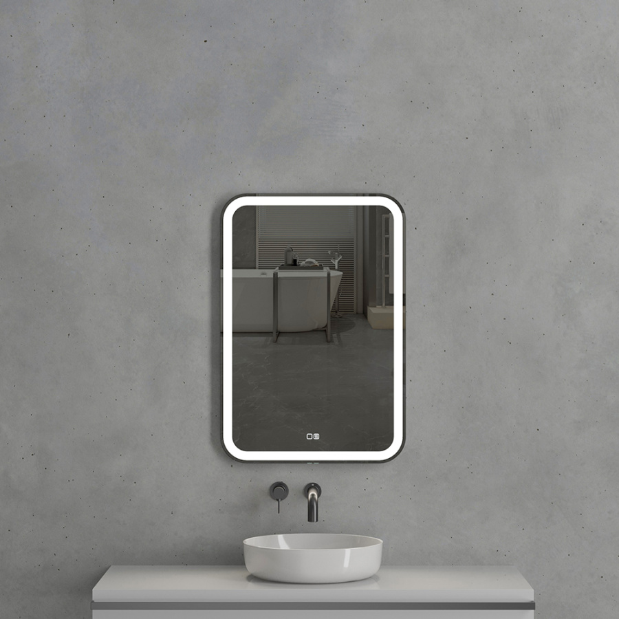 Зеркало с подсветкой AVS Отарио 55x80 см, антипар