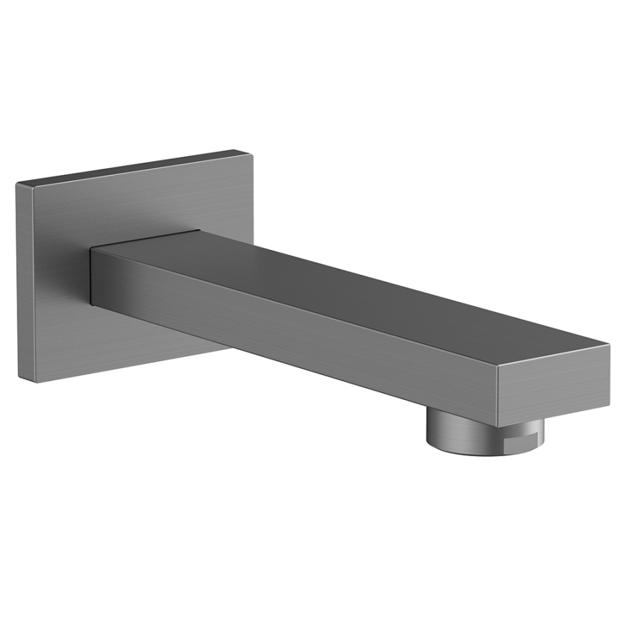 Излив для ванны AVS Cube оружейная сталь Излив для ванны AVS Cube оружейная сталь