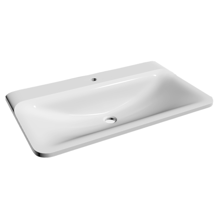 Тумба с раковиной RAVAL Welto 80 2 ящика, светло-коричневая Тумба с раковиной RAVAL Welto 80 2 ящика, светло-коричневая