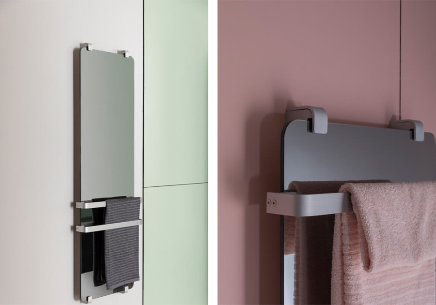 Полотенцесушитель электрический Allen Brau Infinity 44x140 зеркальный