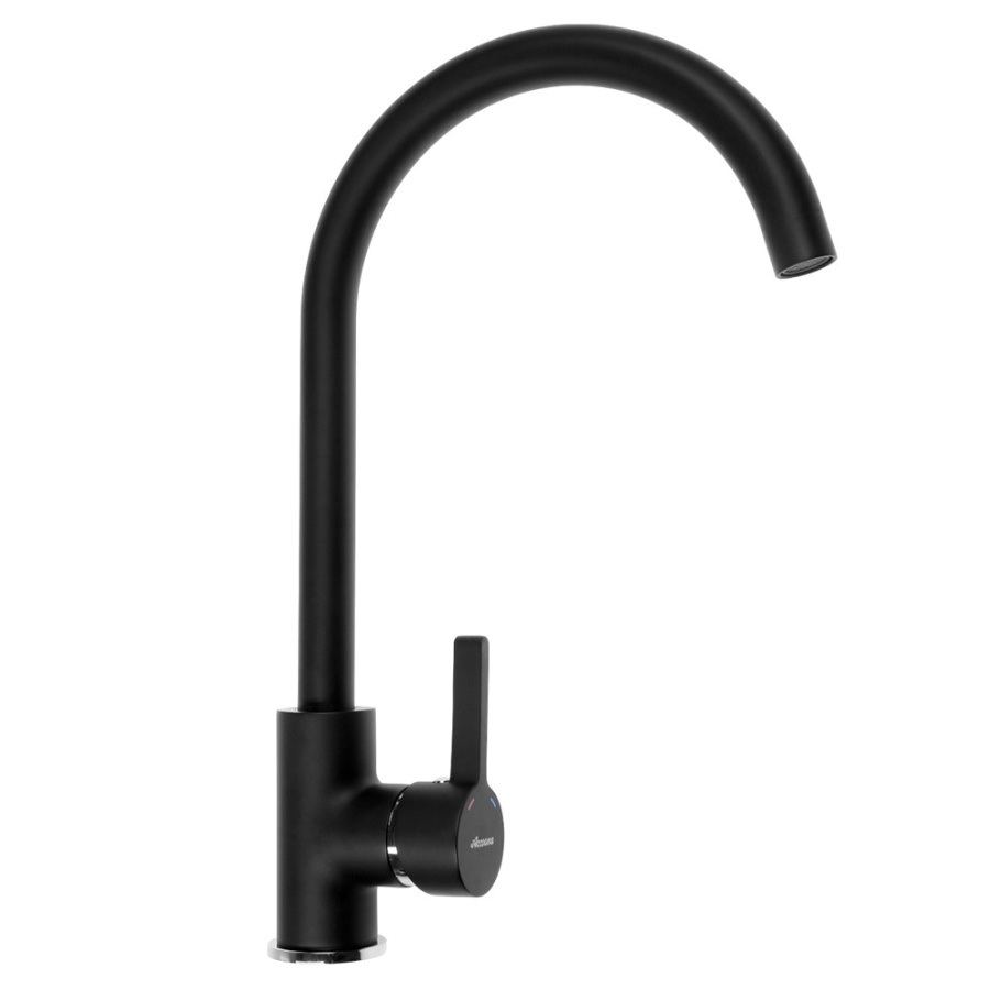 Смеситель для кухни Accoona Sanitary A4594F черный матовый