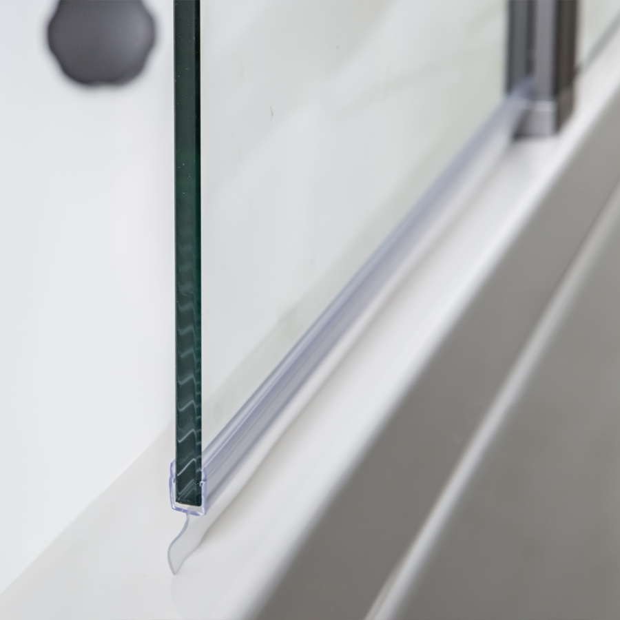 Шторка на ванну AVS Асти Дуо 100 см правая профиль оружейная сталь, прозрачное стекло Шторка на ванну AVS Асти Дуо 100 см правая профиль оружейная сталь, прозрачное стекло